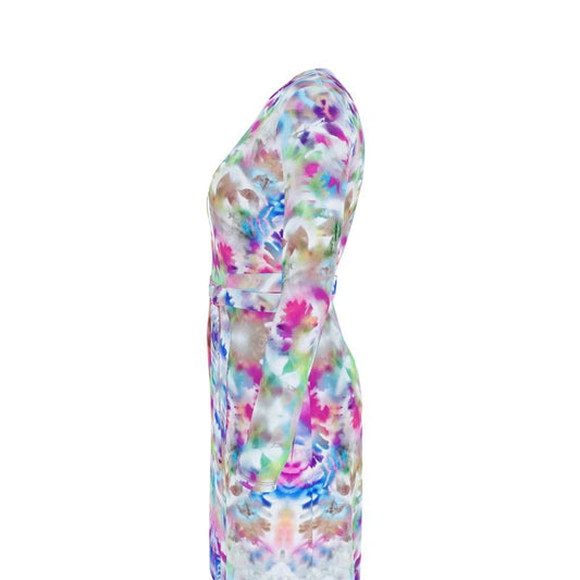 Melammu multi-coloured Wrap Dress
