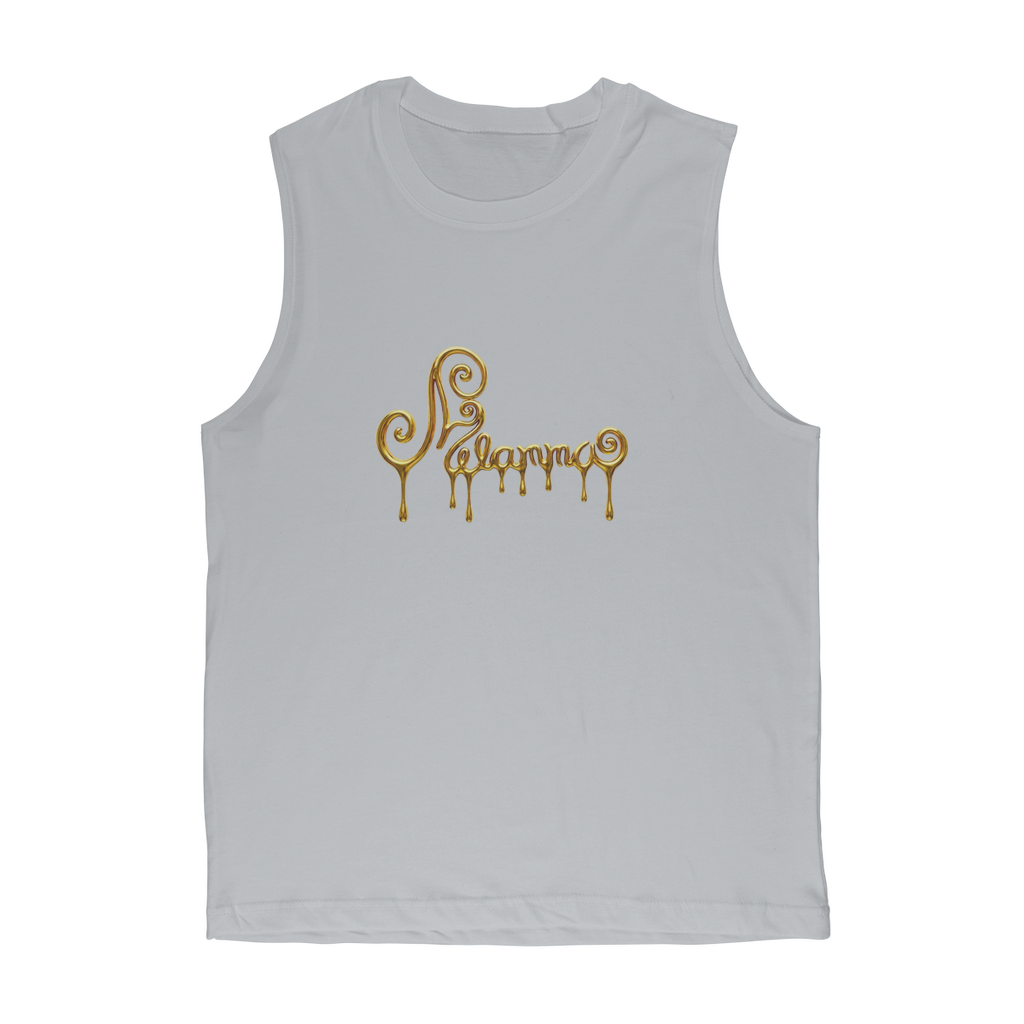 Melammu Liquid Gold Logo Muscle Tank Top