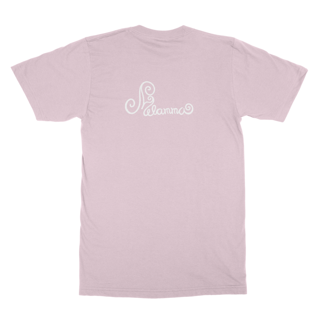 Melammu Blue Chrome Rose T-Shirt Dress