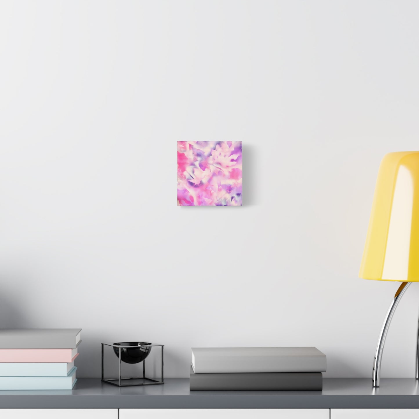 Heavenly Botanical — Pink & Purple Spray Paint Canvas Print | by Valentina Theodora