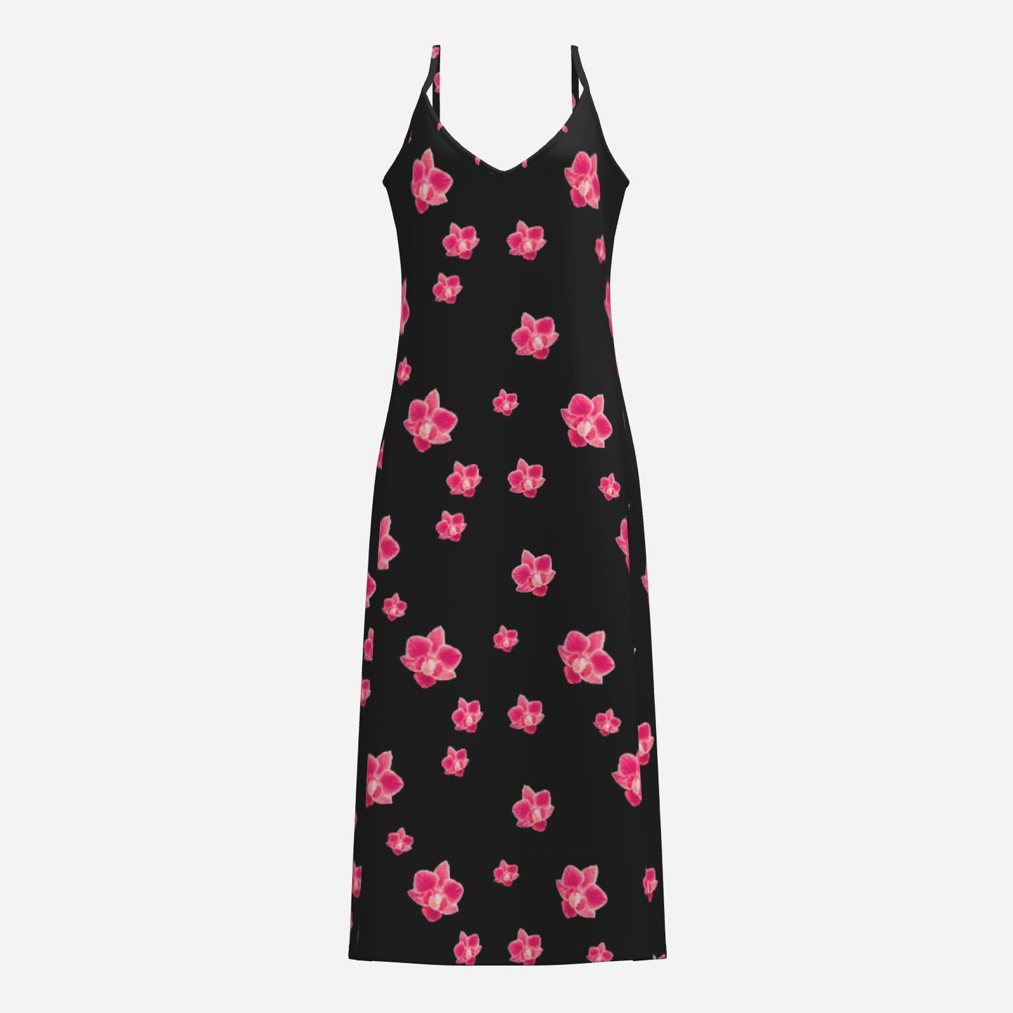 red Orchid black dress stunning Melammu v neck sleeveless strappy dress