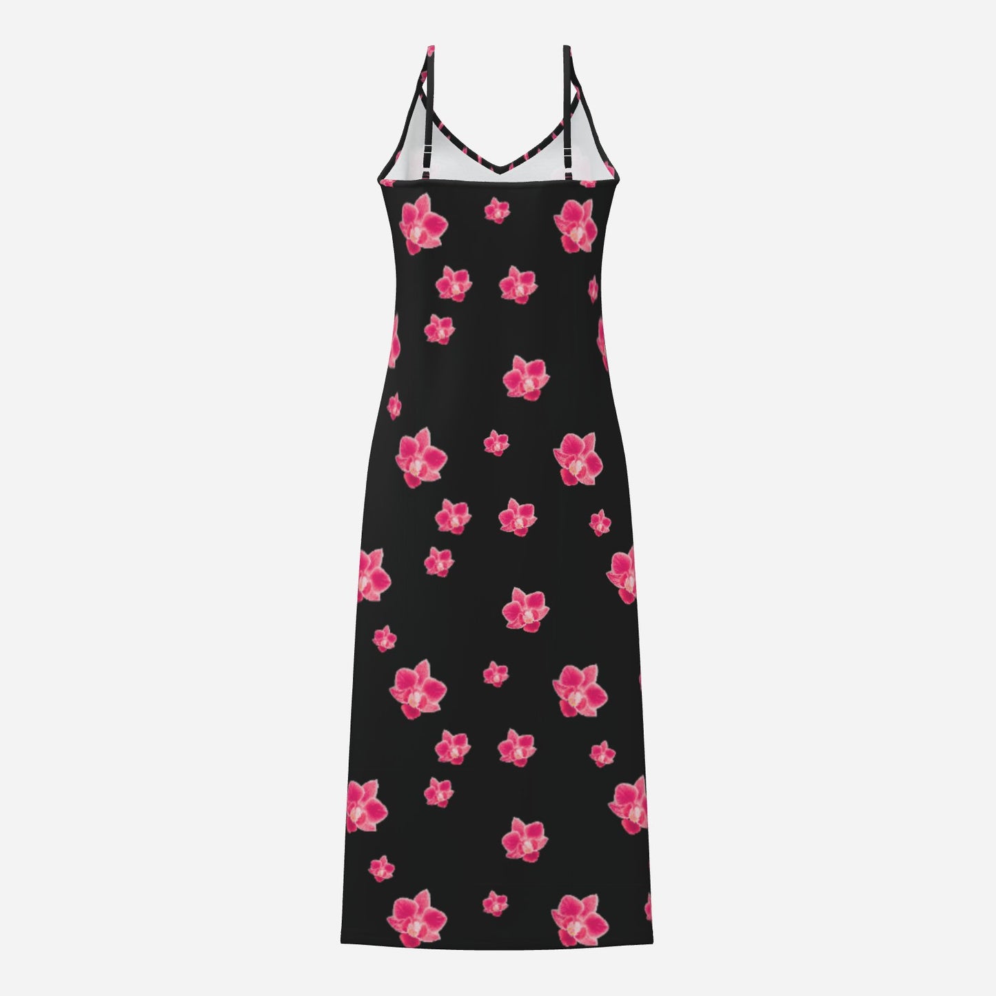 red Orchid black dress stunning Melammu v neck sleeveless strappy dress