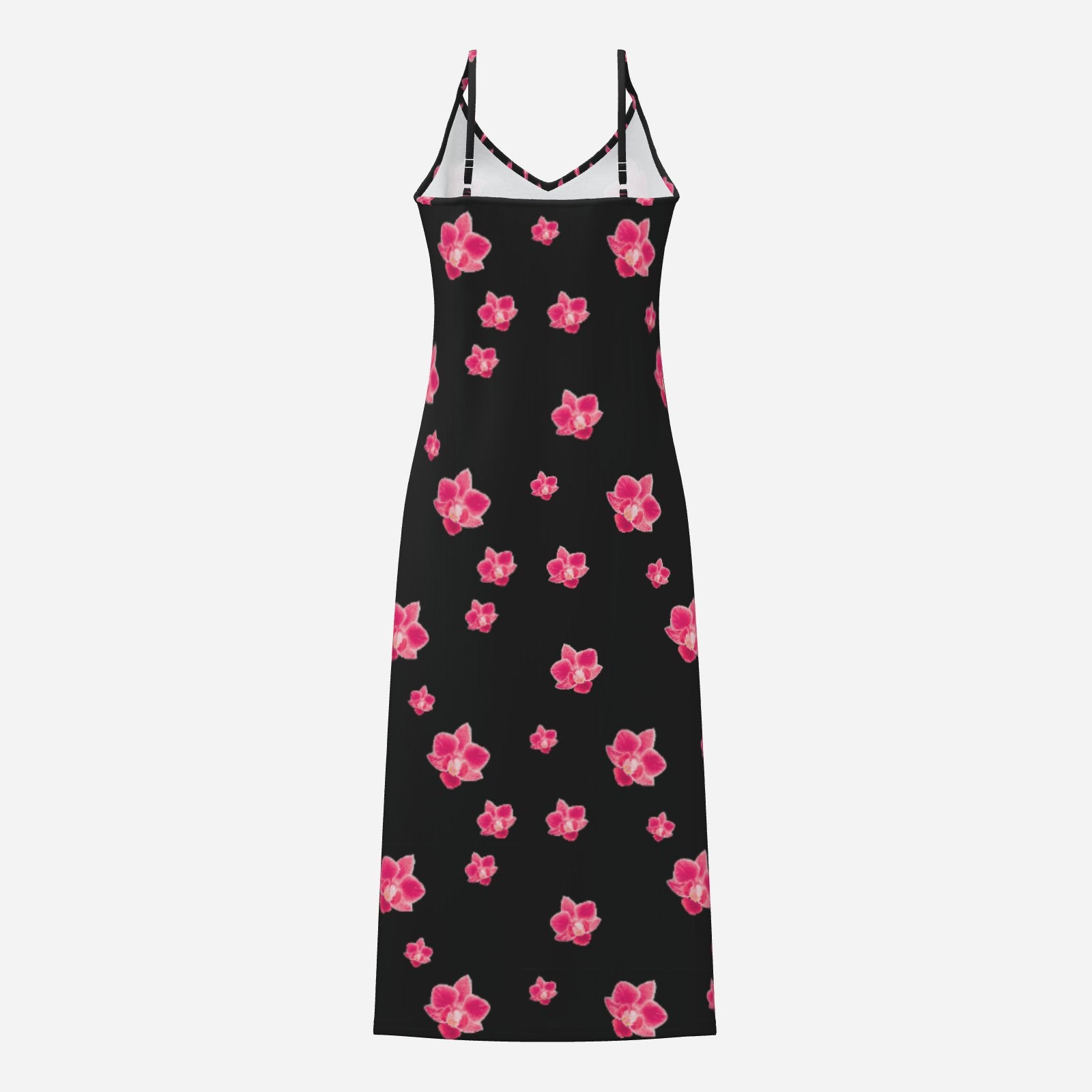 red Orchid black dress stunning Melammu v neck sleeveless strappy dress