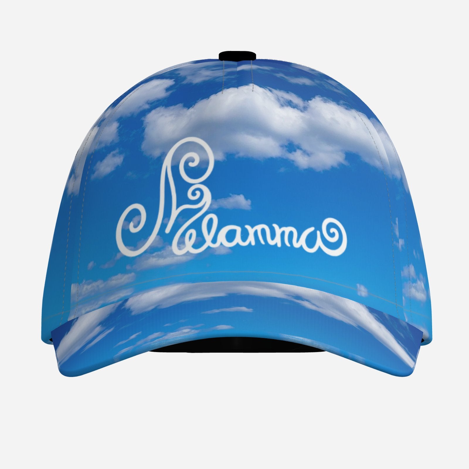 Melammu head in the clouds cloud print baseball cap bluesky thinking