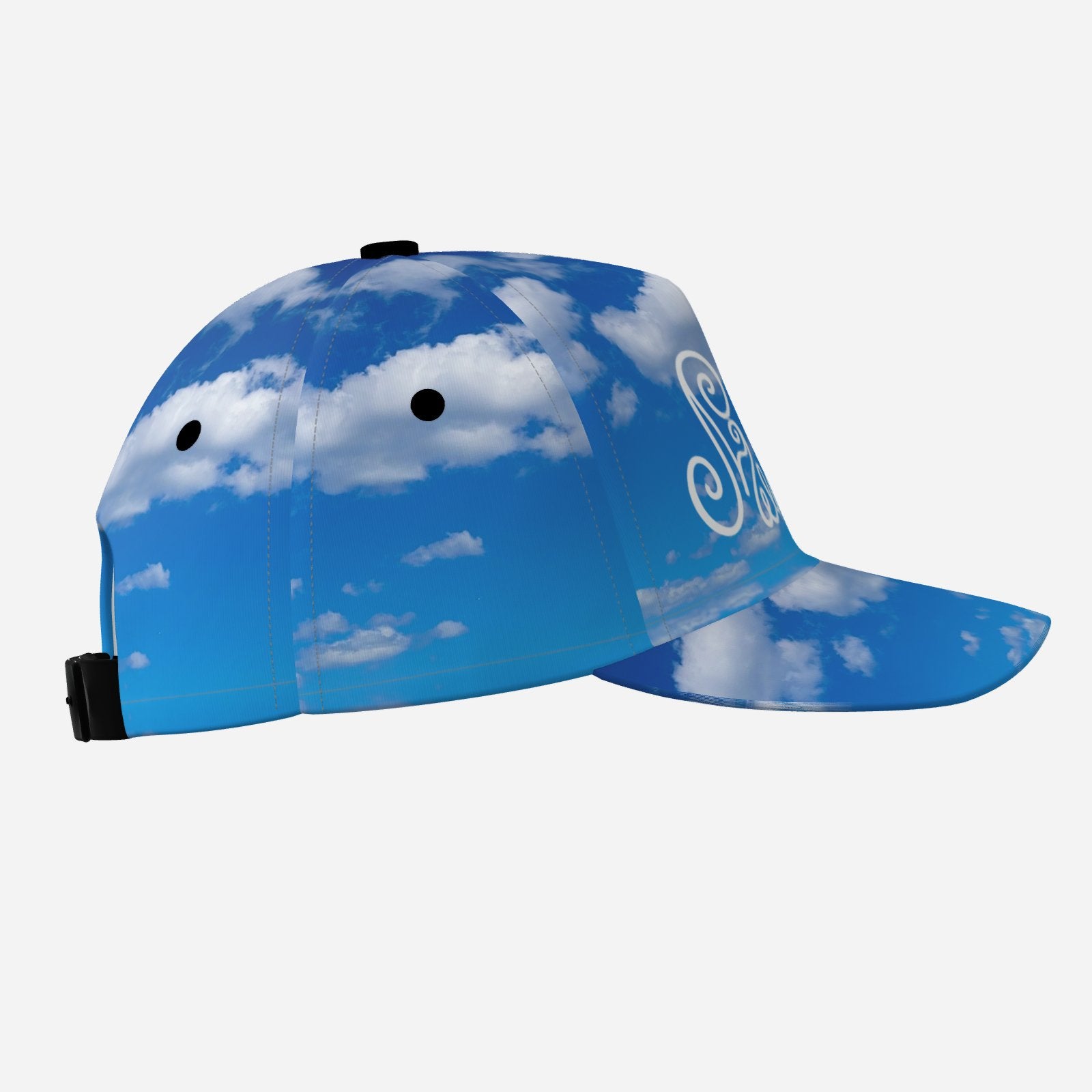 Melammu head in the clouds cloud print baseball cap bluesky thinking

