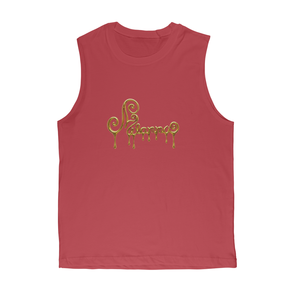 Melammu Liquid Gold Logo Muscle Tank Top