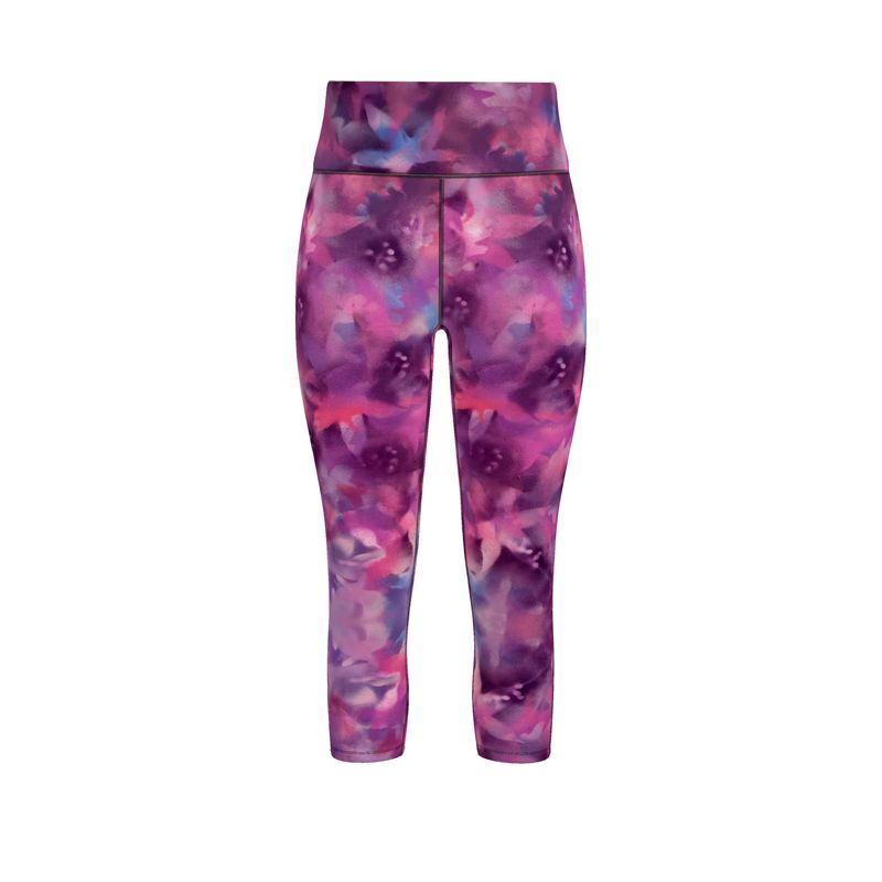 Melammu Purple Ivy Botanical Sports Leggings