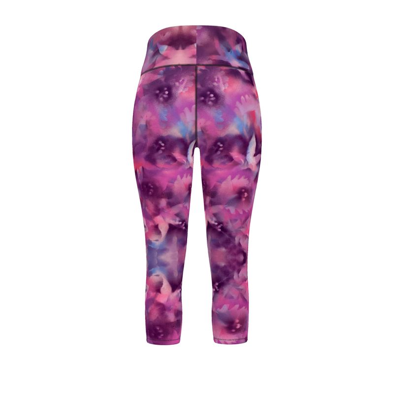 Melammu Purple Ivy Botanical Sports Leggings