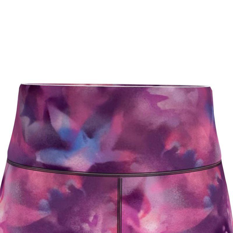 Melammu Purple Ivy Botanical Sports Leggings
