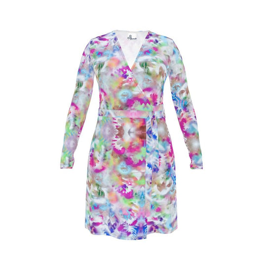 Melammu multi-coloured Wrap Dress