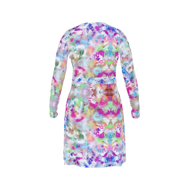 Melammu multi-coloured Wrap Dress