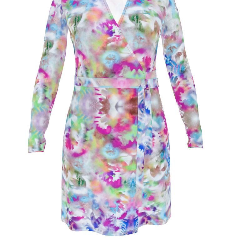 Melammu multi-coloured Wrap Dress