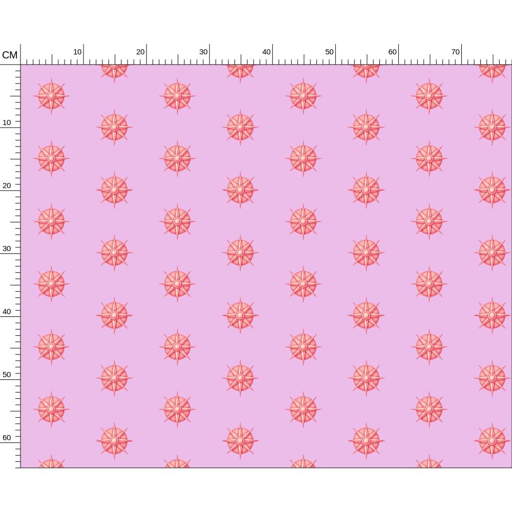 Melammu 3d red star circle on lilac background
