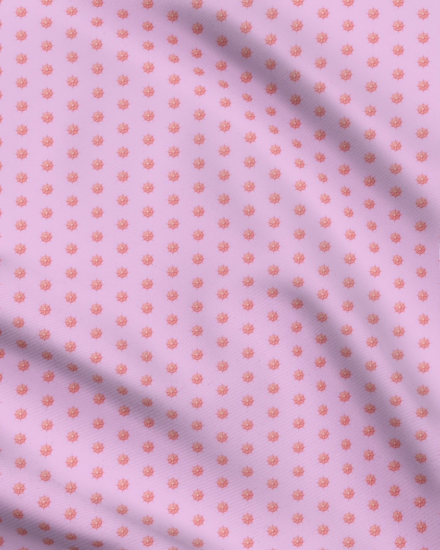 Melammu 3d red star circle on lilac background