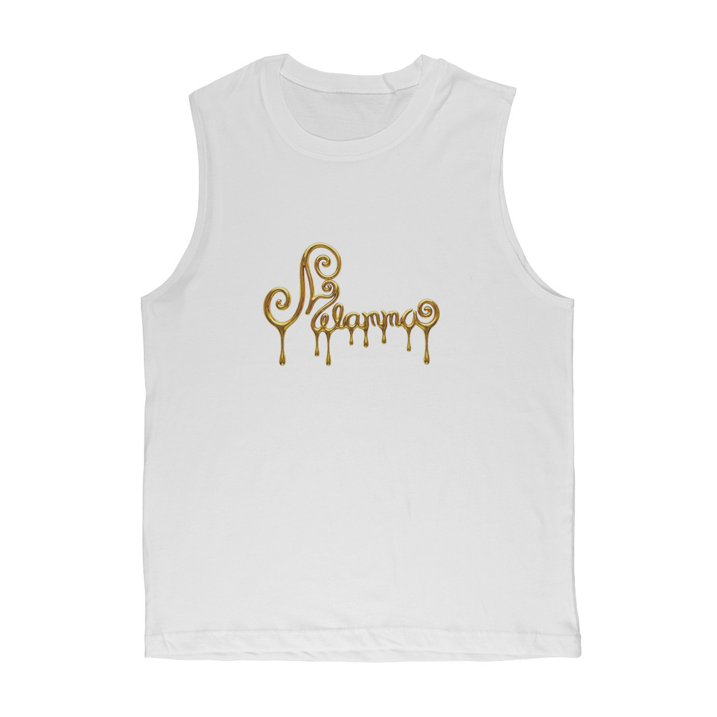 Melammu Liquid Gold Logo Muscle Tank Top