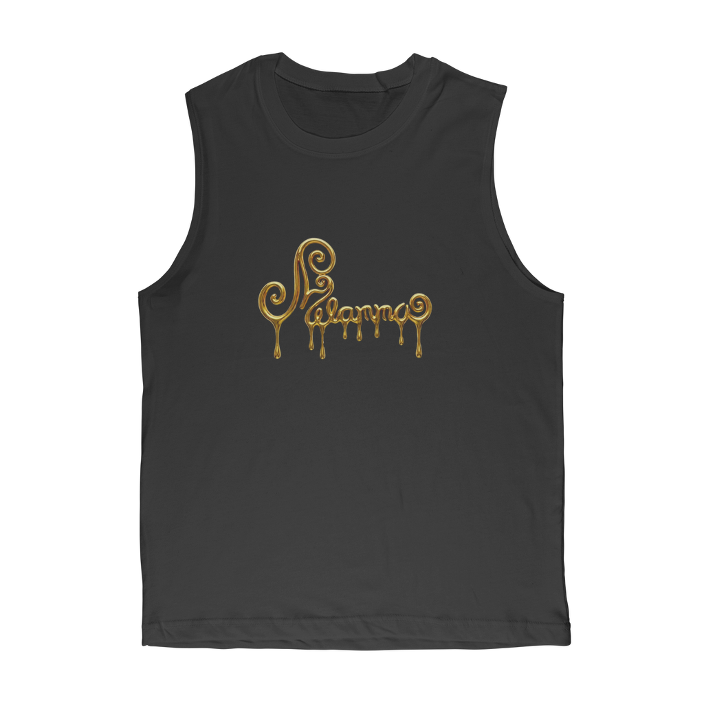 Melammu Liquid Gold Logo Muscle Tank Top