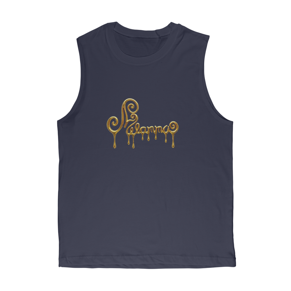 Melammu Liquid Gold Logo Muscle Tank Top